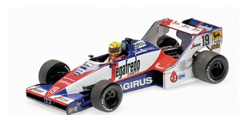 F1 TOLEMAN HART TG183B AYRTON SENNA 1984 MINICHAMPS 1/43°