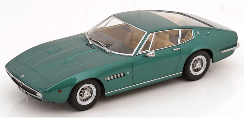 MASERATI GHIBLI COUPE 1969 GREEN KKSCALE 1/18°