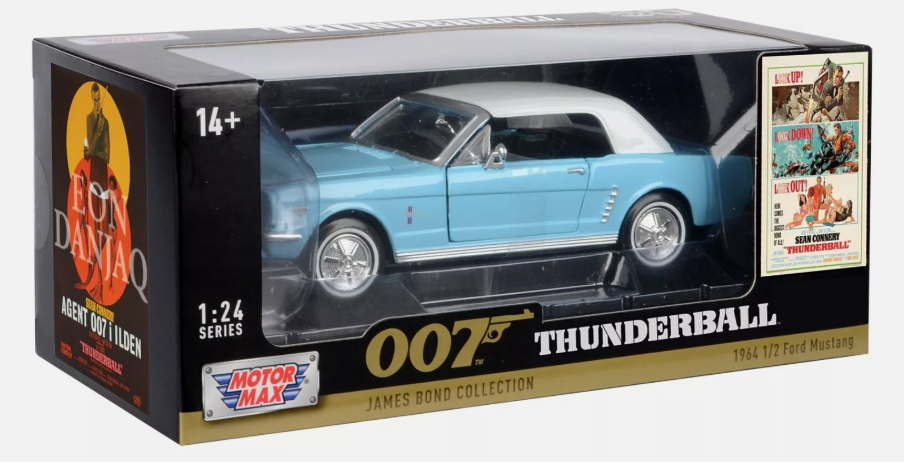 FORD MUSTANG 007 THUNDERBALL MOTOR MAX 1/24°