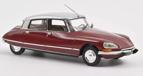 CITROEN DS 23 PALLAS 1972 RED AND SILVER  NOREV 1/43°