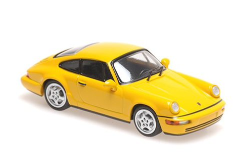 PORSCHE 911 (964) CARRERA 2 1989 YELLOW MINICHAMPS 1/43