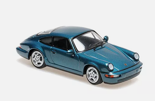 PORSCHE 911 (964) CARRERA 2 1989 TURQUOISE METALLIC  MINICHAMPS 1/43