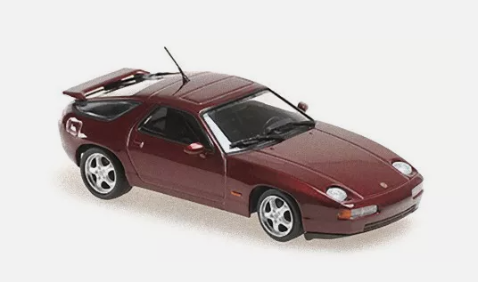 PORSCHE 928 GTS 1991  RED METALLIC  MINICHAMPS 1/43