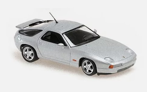 PORSCHE 928 GTS 1991 SILVER METALLIC MINICHAMPS 1/43