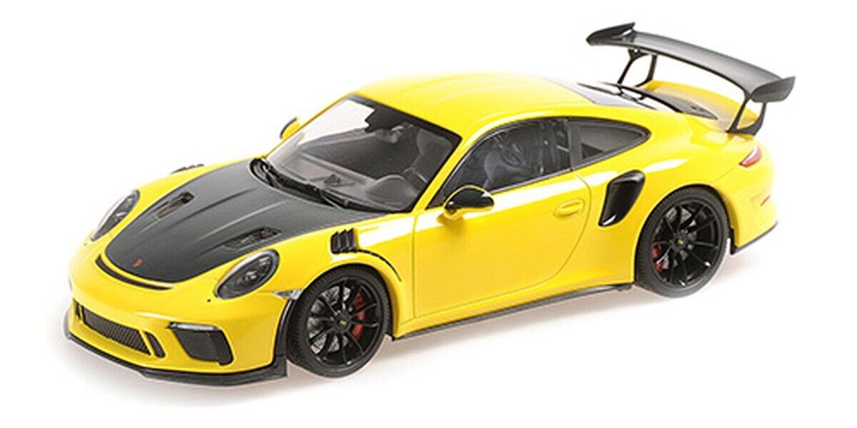 PORSCHE 911 TYPE 991 GT3 RS 2019 JAUNE MINICHAMPS 1/18°