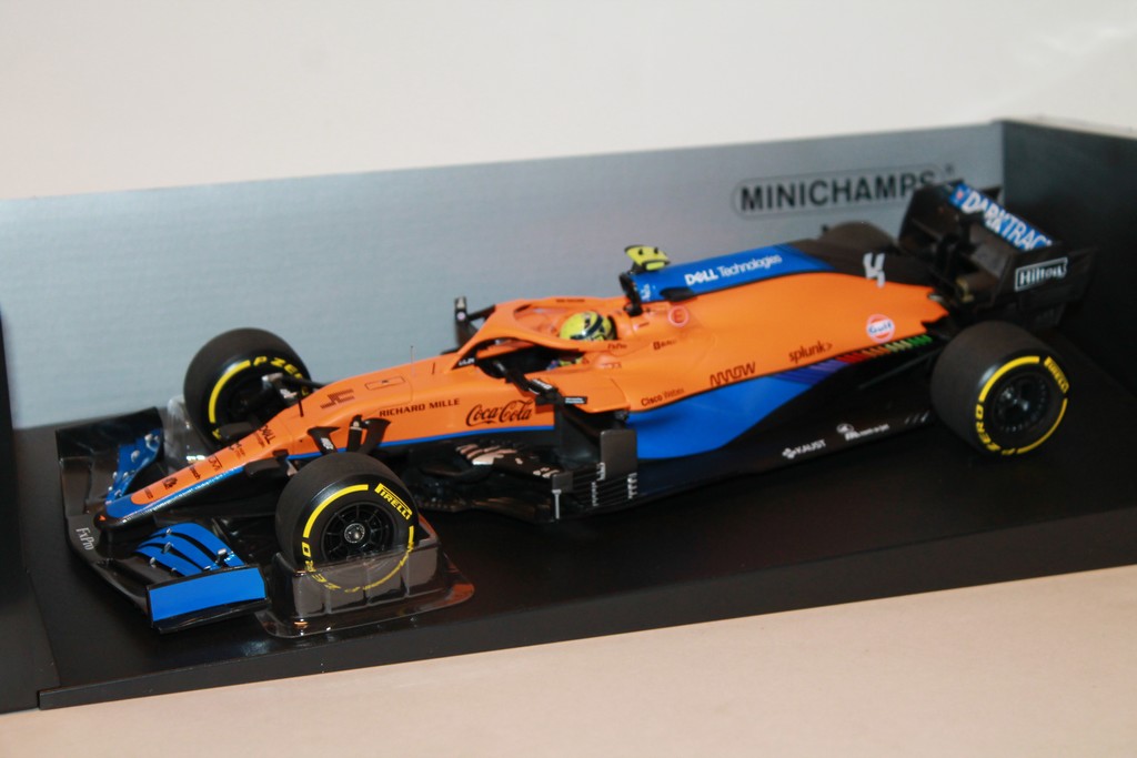 MCLAREN F1 TEAM MCL35M LANDO NORRIS BAHRAIN GP 2021 MINICHAMPS 1/18°