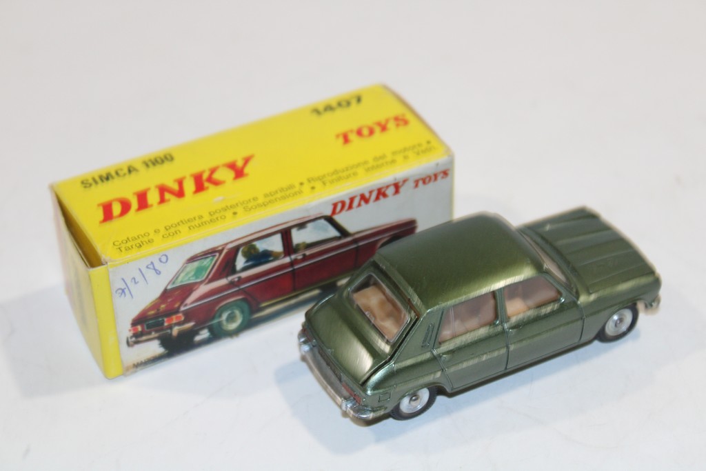 SIMCA 1100 VERT METAL 1972 DINKY TOYS 1/43°