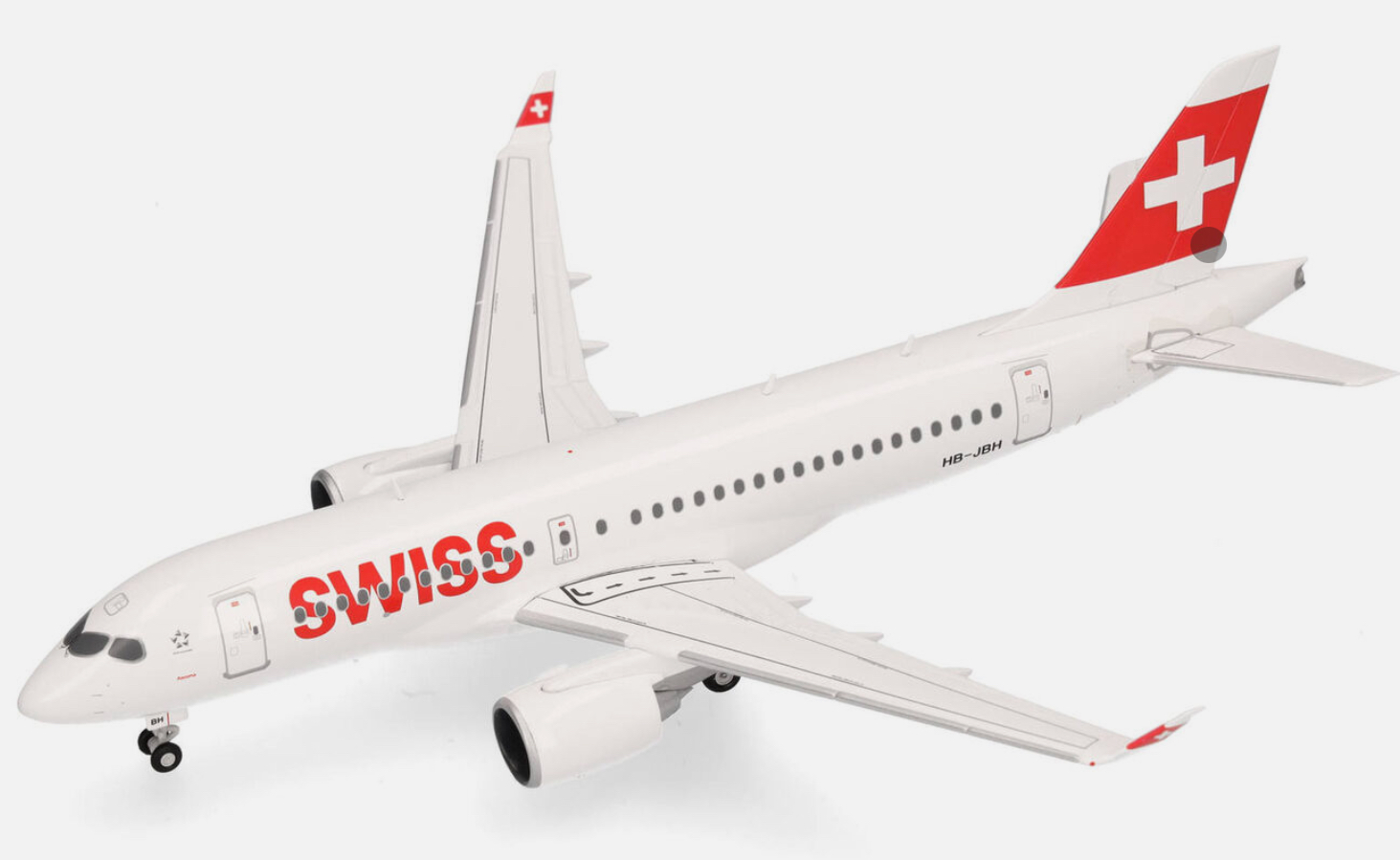 SWISS International Air Lines Airbus A220-100 HERPA 1/200