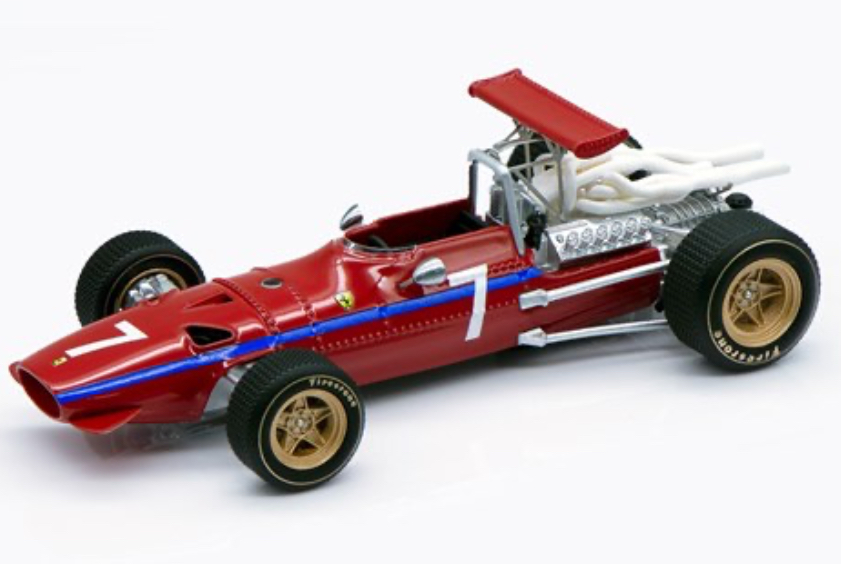 FERRARI 312F1 DEREK BELL 1968 TECNOMODEL 1/43