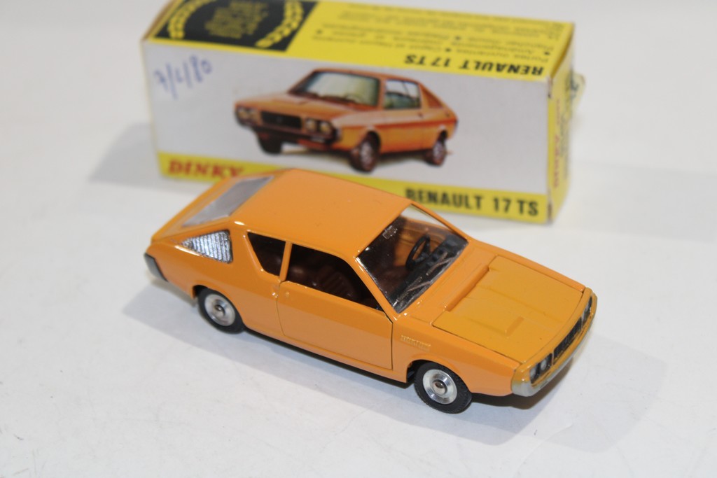 RENAULT 17 TS ORANGE 1970 DINKY TOYS 1/43°