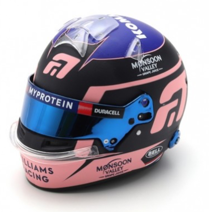 ALEXANDER ALBON 2024 SPARK HELMET 1/5