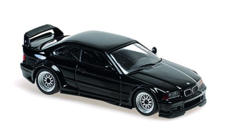 BMW M3 GTR E36 BLACK 1993 MAXICHAMPS 1/43