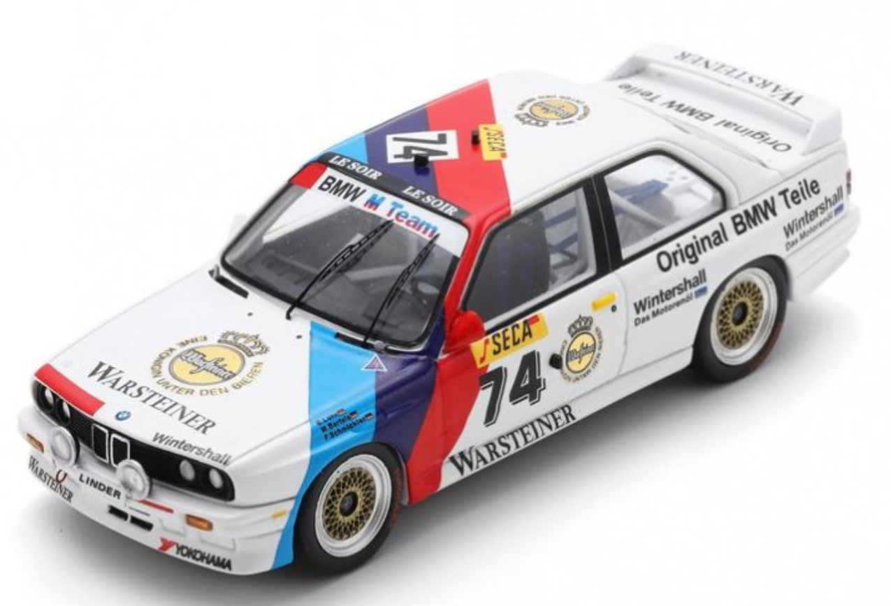 BMW E30 N°74 24H ETOC 1988 SPARK 1/43