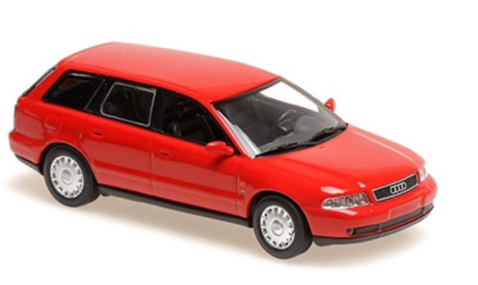 AUDI A4 AVANT 1995 ROUGE MINICHAMPS 1/43