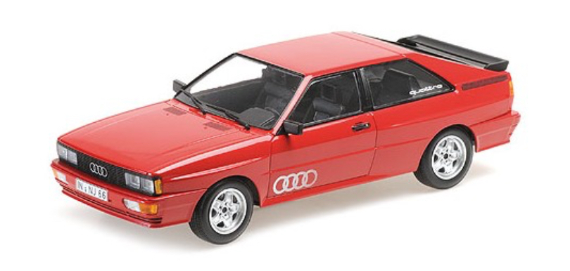 AUDI QUATTRO RED 1980 MINICHAMPS 1/18