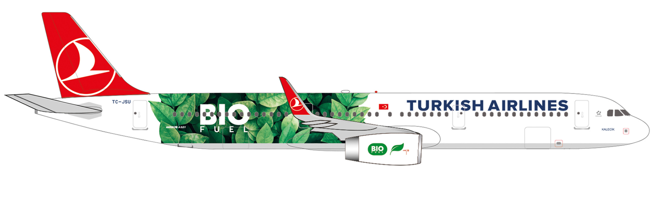 TURKISH AIRLINES AIRBUS A321 HERPA 1/500