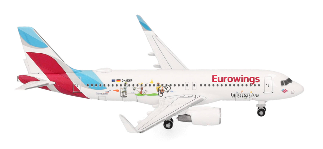 EUROWINGS AIRBUS A320 SAZBURGER LAND HERPA 1/500