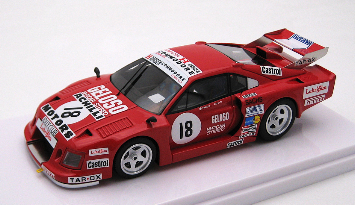 Ferrari 308 GTB TURBO SILVERSTONE 1981 TECNOMODEL 1/43