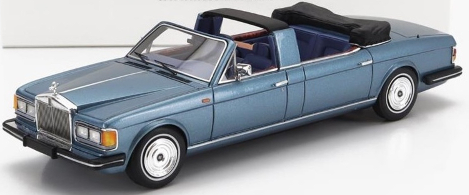 ROLLS-ROYCE  SPUR LANDAULETTE 1987 BLUE KESS 1/43