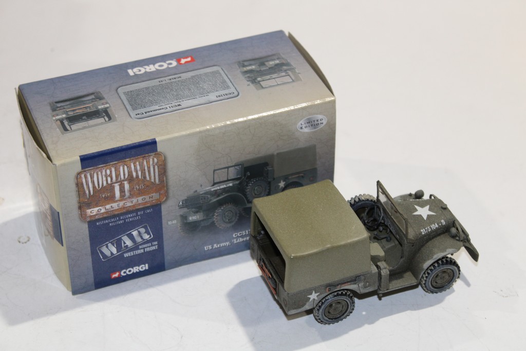 DODGE WC LIBERATION DE PARIS 1944 CORGI 1/43°