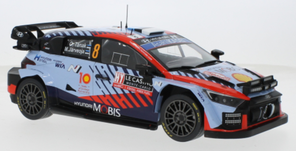 HYUNDAI I20 N RALLY 1 #8  IXO 1/18°