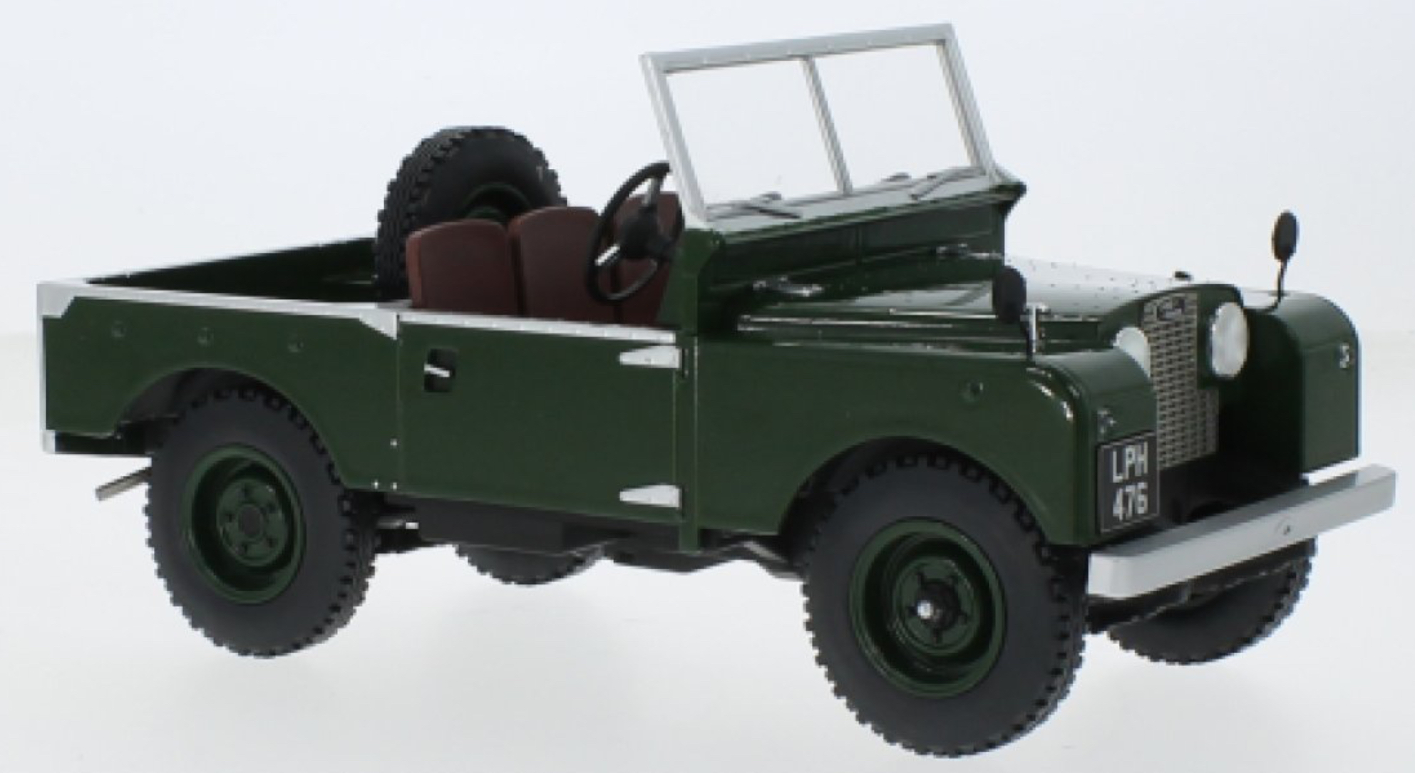 LAND ROVER SÉRIE I VERT FONCÉ MODELCAR 1/18°