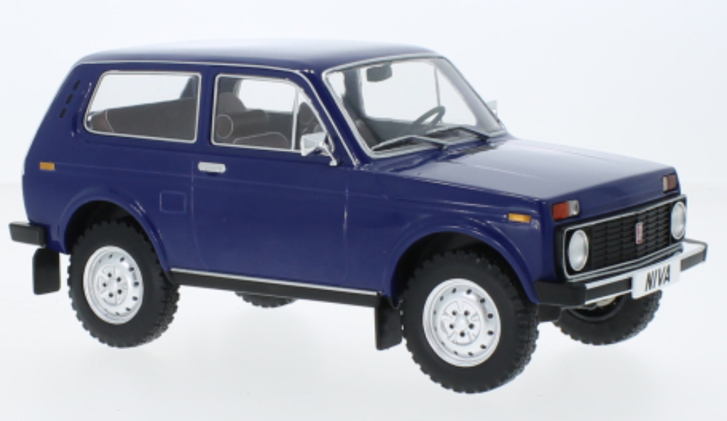 LADA NIVA BLEU FONCE MODELCAR 1/18°