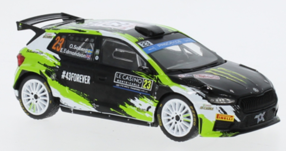 SKODA FABIA RALLY2 #23 IXO 1/43°