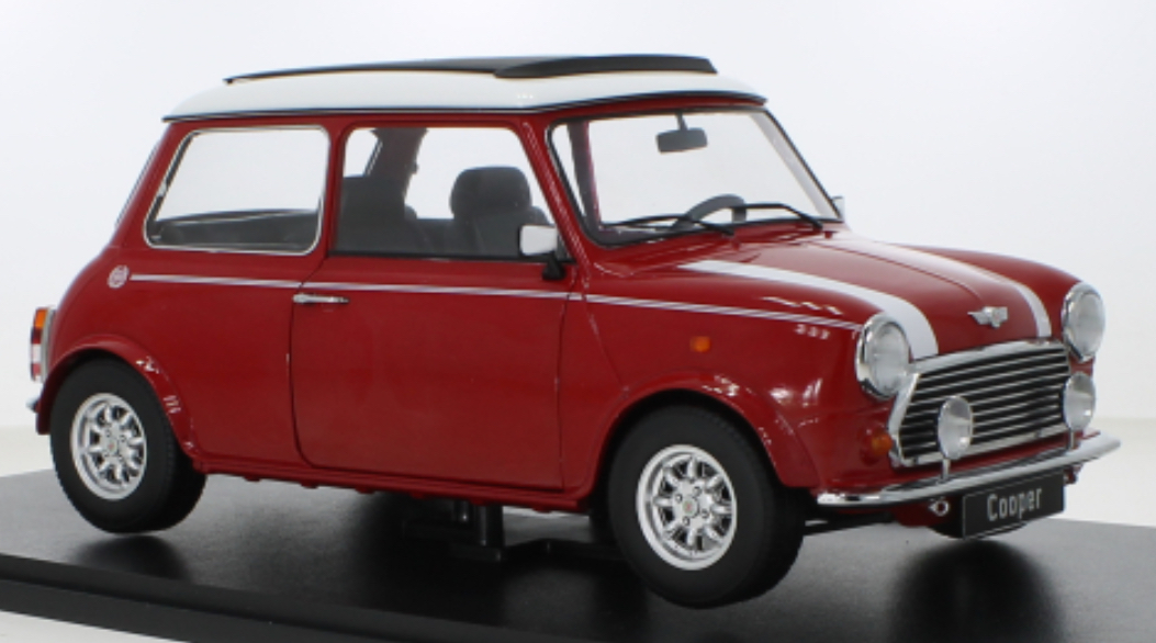 MINI COOPER SUNROOF  LHD ROUGE KKSCALE 1/12°