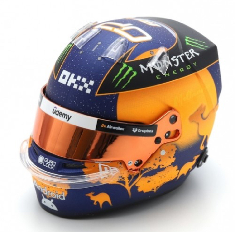 CASQUE F1 OSCAR PIASTRI 2024 SPARK 1/5°