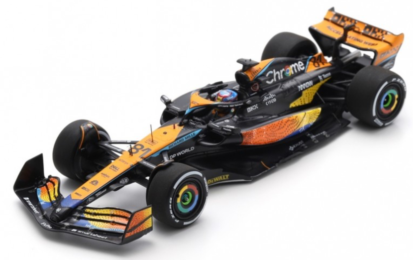 MCLAREN MCL60 6TH ABU DHABI GP 2023 SPARK 1/43°