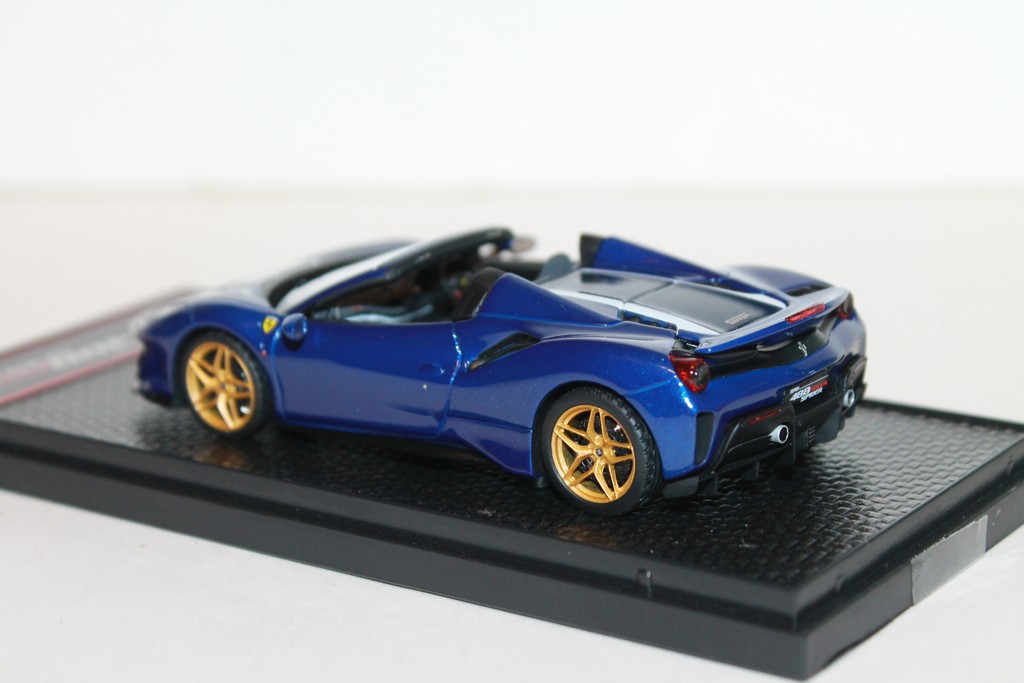 FERRARI 488 PISTA SPIDER BLUE TOUR DE FRANCE BBR 1/43°