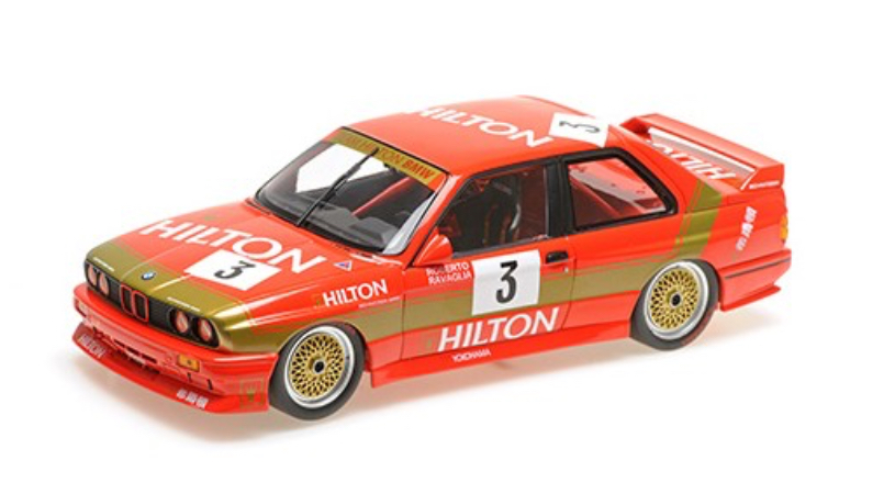 BMW M3 WINNER GUIA RACE MACAU 1987 MINICHAMPS 1/18°