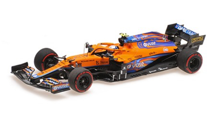 MCLAREN F1 TEAM MCL35M LANDO NORRIS ABU DHABI GP 2021 MINICHAMPS 1/43°