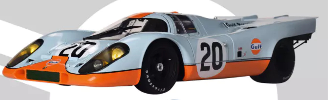 Porsche 917 K N°20 Le Mans 1970 Gulf Movie Kit Full Kit IXO 1:8