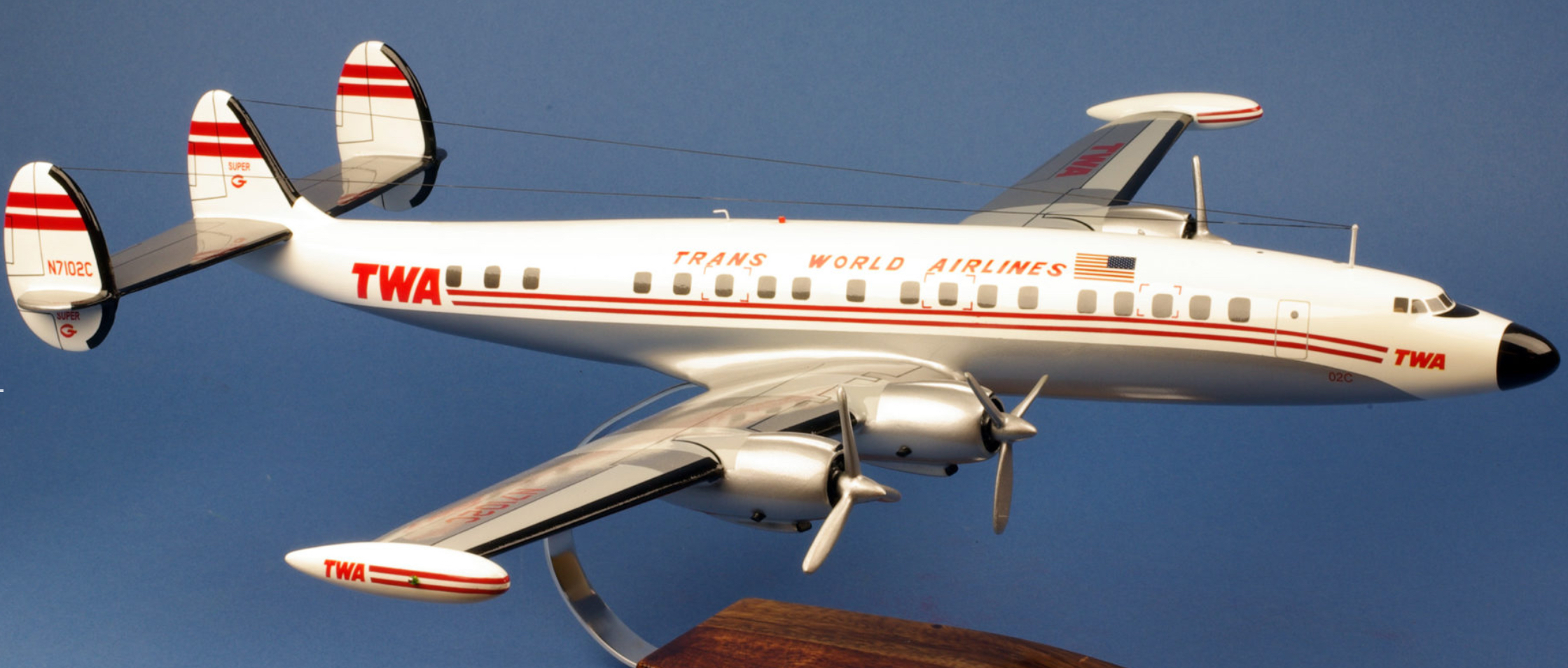 Lockheed L.1049 Super G TWA N7102C pilot’s 1/72