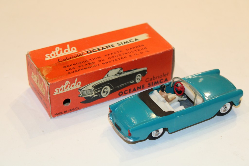 １円スタート＞【solido】SIMCA OCEANE ソリド ヴィンテージ ミニカー 1/43 フランス製 - ミニカー