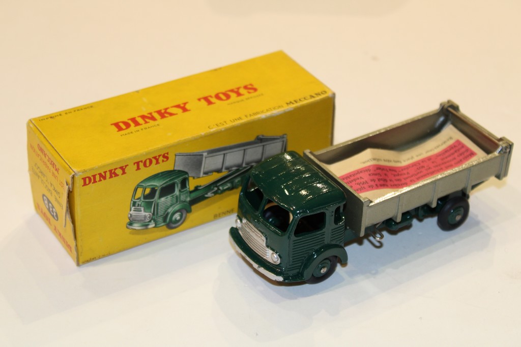 BENNE BASCULANTE SIMCA "CARGO" VERT 1958 DINKY TOYS 1/55°