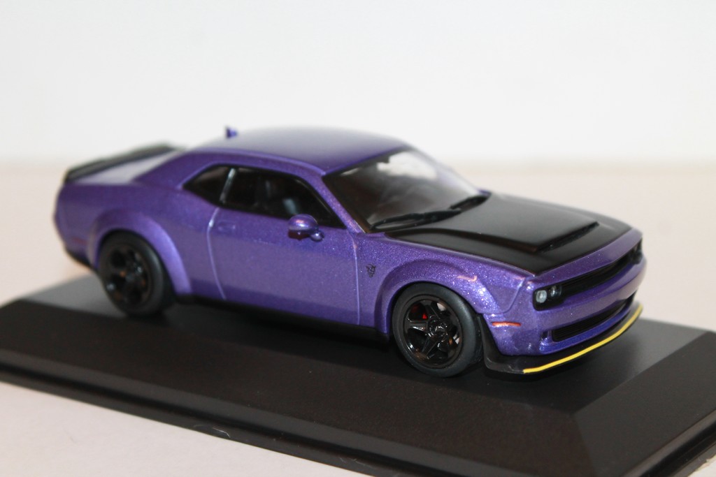 DODGE CHALLENGER SRT DEMON V8 6.2L 2018 VIOLETTE SOLIDO 1/43°