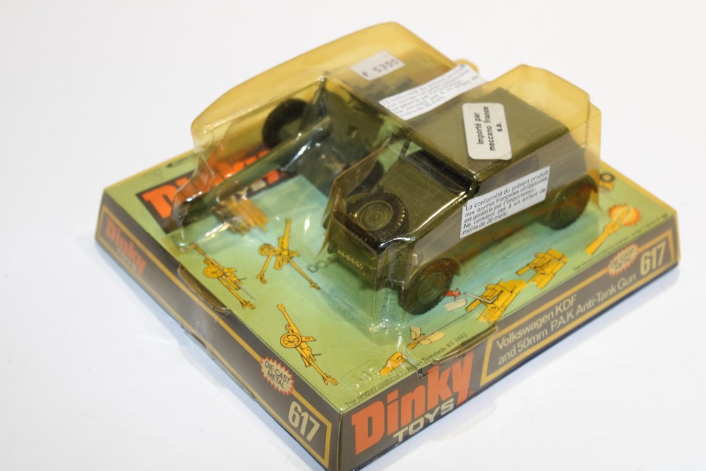 VOLKSWAGEN KDF ET 50 MM PAK ANTI-CHAR 1944 DINKY TOYS 1/43°