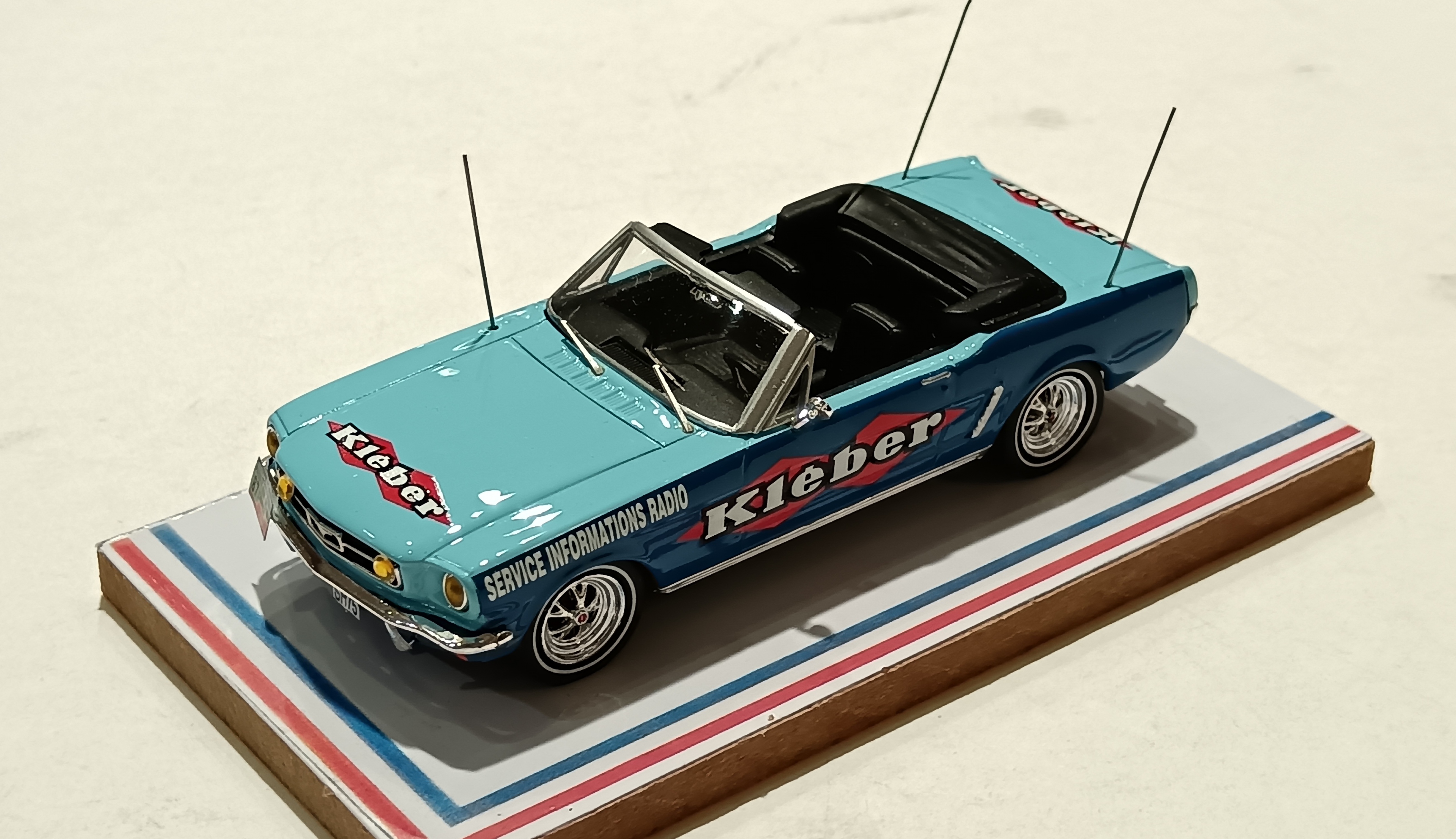 FORD MUSTANG KLEBER TDF 1966 AUTORECLAME 1/43°