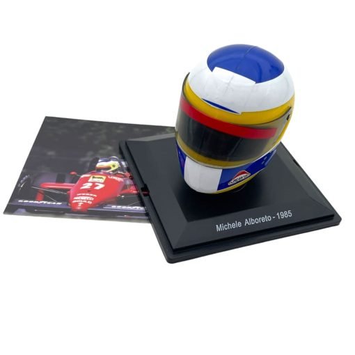 MICHELE ALBORETO HELMET 1985 - SPARK 1/5