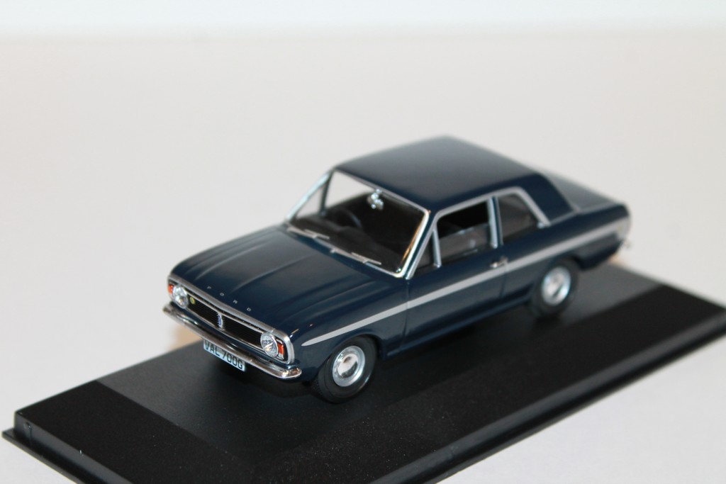 FORD CORTINA MK2 TWIN CAM (LOTUS) 1966 ANCHOR BLUE CORGI 1/43°