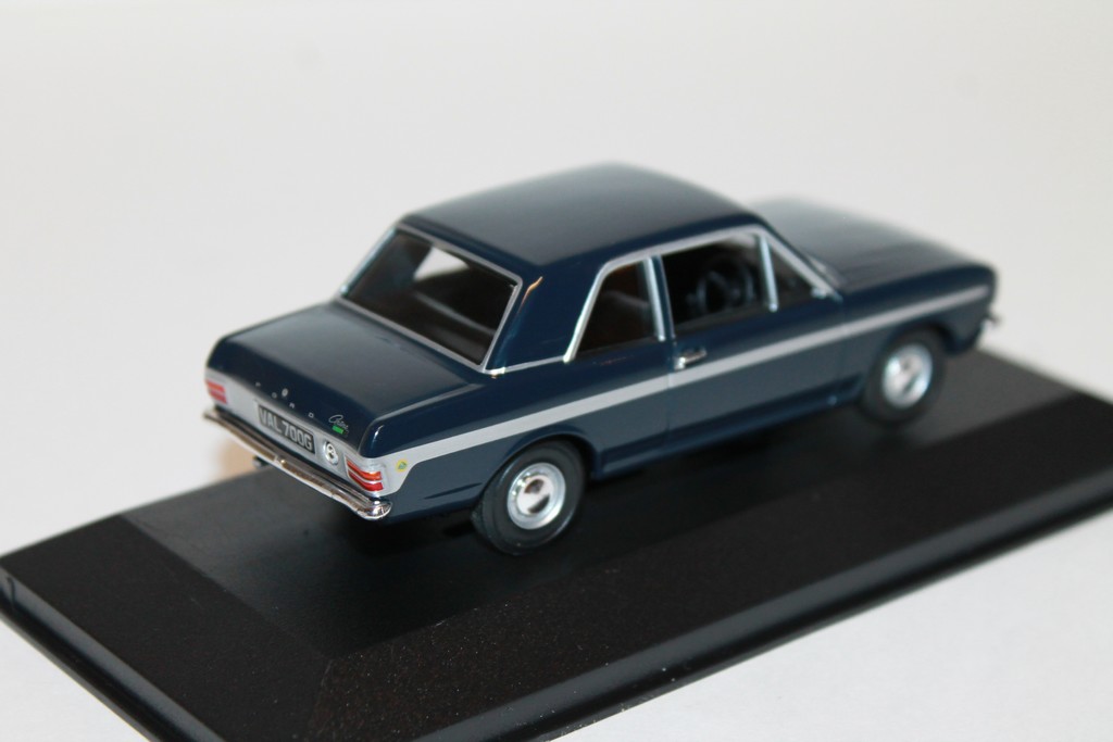 FORD CORTINA MK2 TWIN CAM (LOTUS) 1966 ANCHOR BLUE CORGI 1/43°