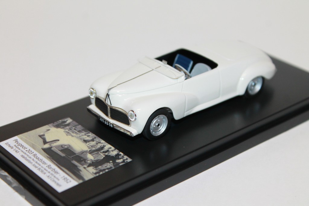 PEUGEOT 203 ROADSTER BARBIER 1952 A3 CONCEPT 1/43°