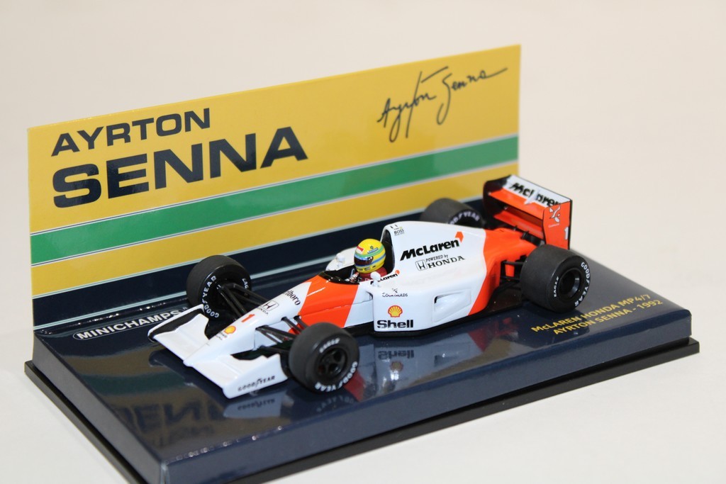 MCLAREN HONDA MP4/7 AYRTON SENNA 1992 - MINICHAMPS 1/43