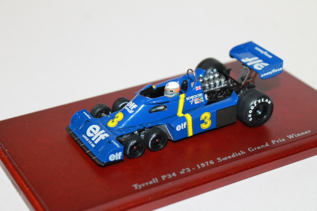 TYRRELL P34 SCHECKTER WIN GP DE SUEDE 1976 TSM 1/43°