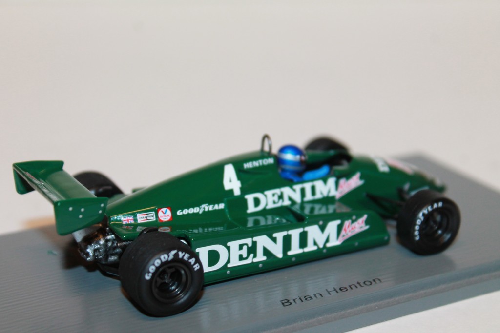 TYRRELL 011 ITALIAN GP 1982 BRIAN HENTON SPARK 1/43°