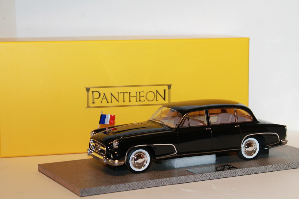 CITROEN 15-6 H FRANAY 1955 "PRESIDENTIELLE - RENE COTY - CHARLES DE GAULLE" PANTHEON 1/18°