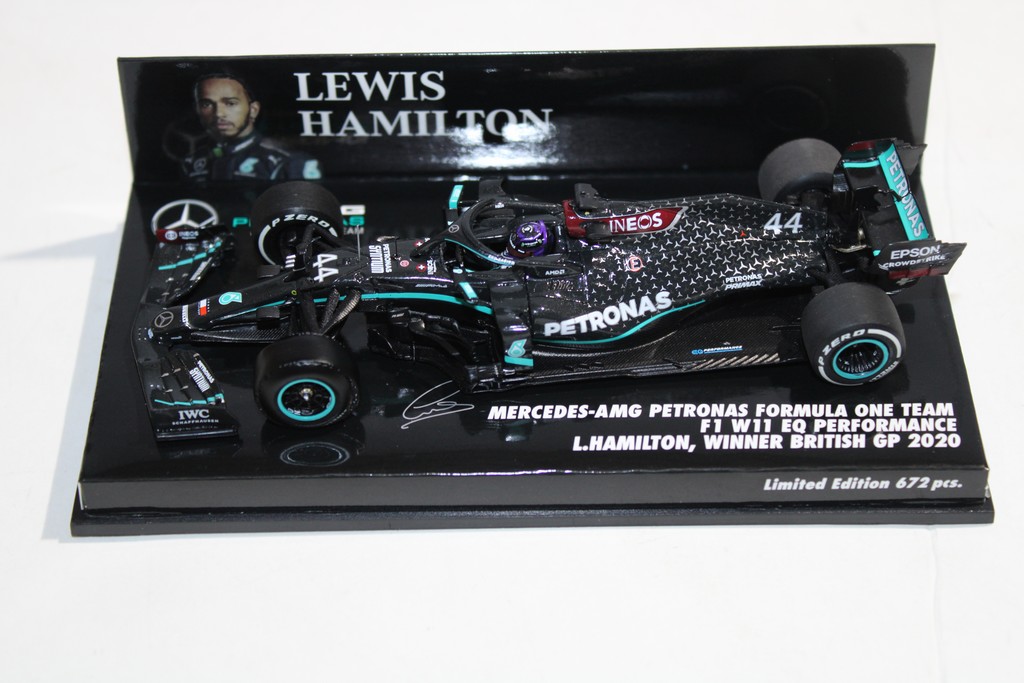 Mercedes AMG Perfomance Formula One Team F1 W11 Winner British GP 2020 Minichamps 1/43°